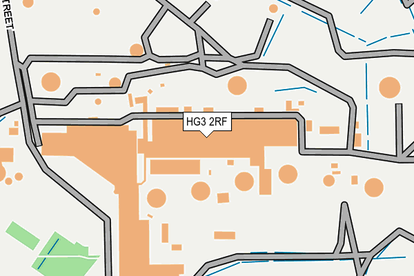 HG3 2RF map - OS OpenMap – Local (Ordnance Survey)
