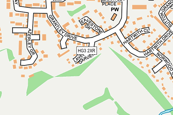 HG3 2XR map - OS OpenMap – Local (Ordnance Survey)