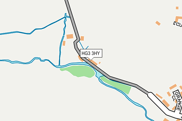 HG3 3HY map - OS OpenMap – Local (Ordnance Survey)