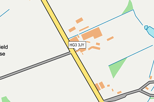 HG3 3JY map - OS OpenMap – Local (Ordnance Survey)