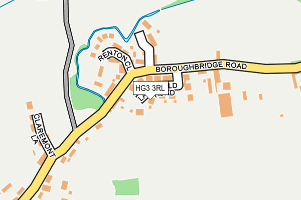 HG3 3RL map - OS OpenMap – Local (Ordnance Survey)