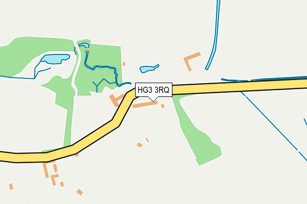 HG3 3RQ map - OS OpenMap – Local (Ordnance Survey)