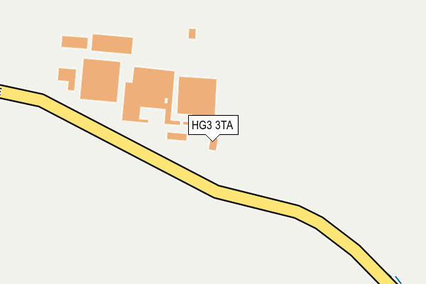 HG3 3TA map - OS OpenMap – Local (Ordnance Survey)