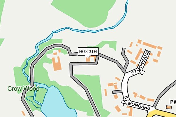 HG3 3TH map - OS OpenMap – Local (Ordnance Survey)