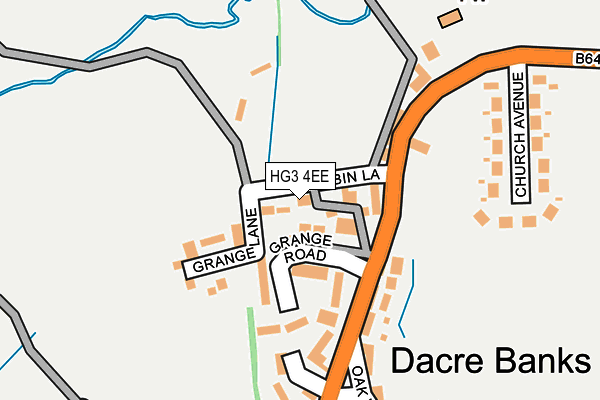 HG3 4EE map - OS OpenMap – Local (Ordnance Survey)