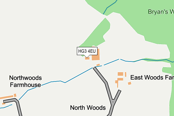 HG3 4EU map - OS OpenMap – Local (Ordnance Survey)