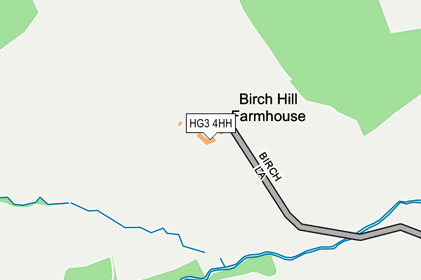HG3 4HH map - OS OpenMap – Local (Ordnance Survey)