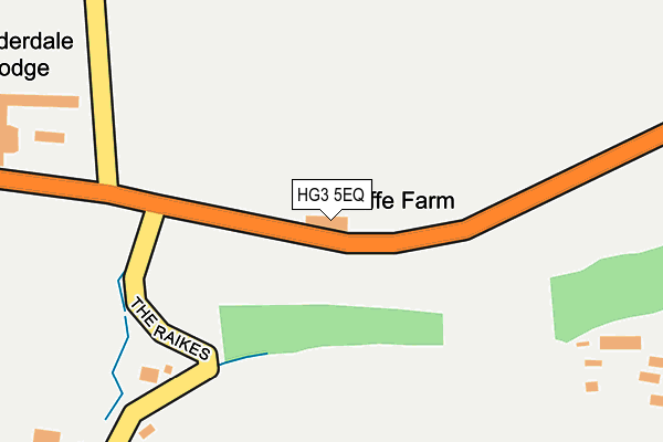 HG3 5EQ map - OS OpenMap – Local (Ordnance Survey)