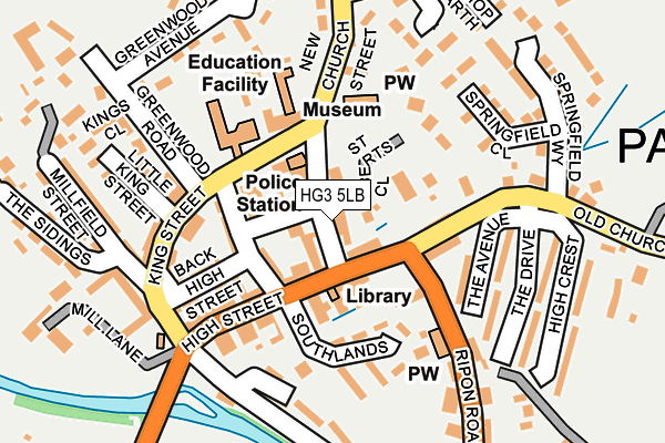 Map of L R V CREATIVE LIMITED at local scale