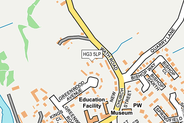 HG3 5LP map - OS OpenMap – Local (Ordnance Survey)