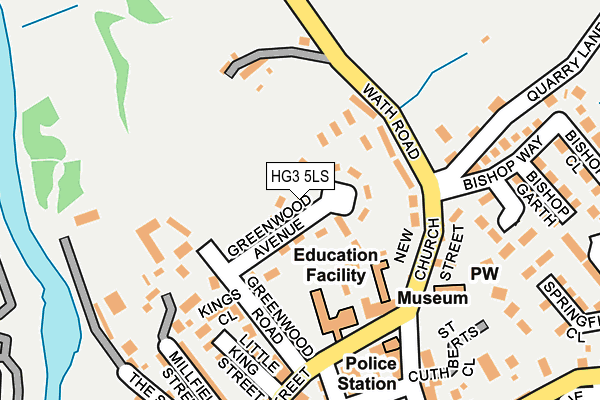 HG3 5LS map - OS OpenMap – Local (Ordnance Survey)