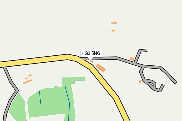 HG3 5NG map - OS OpenMap – Local (Ordnance Survey)