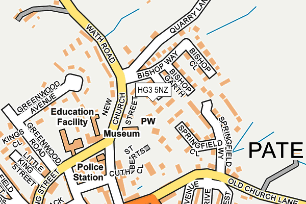 HG3 5NZ map - OS OpenMap – Local (Ordnance Survey)