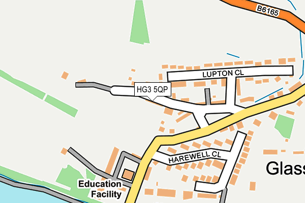 HG3 5QP map - OS OpenMap – Local (Ordnance Survey)