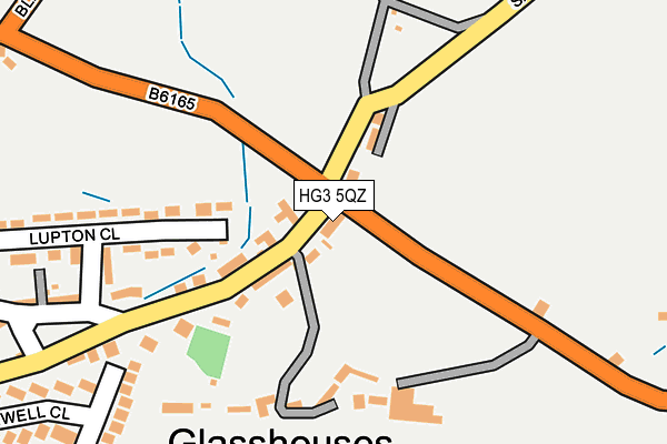 HG3 5QZ map - OS OpenMap – Local (Ordnance Survey)