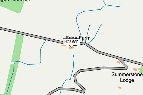 HG3 5SP map - OS OpenMap – Local (Ordnance Survey)