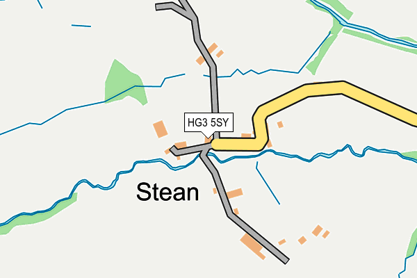 HG3 5SY map - OS OpenMap – Local (Ordnance Survey)