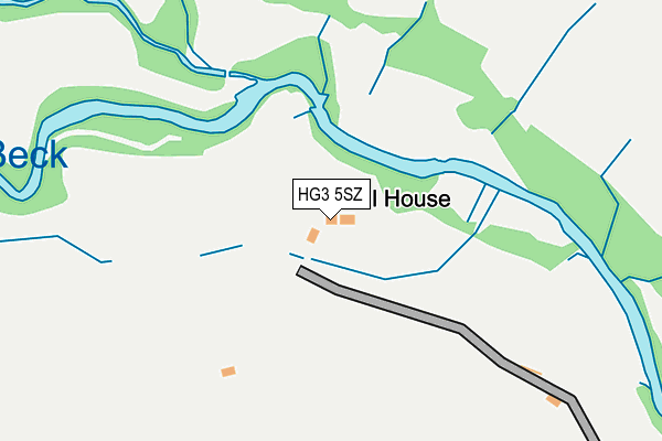 HG3 5SZ map - OS OpenMap – Local (Ordnance Survey)