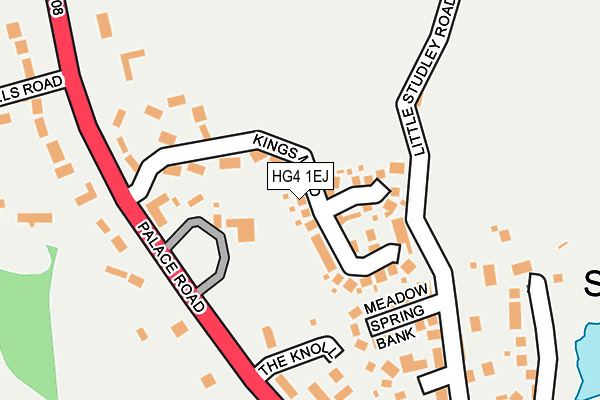 HG4 1EJ map - OS OpenMap – Local (Ordnance Survey)