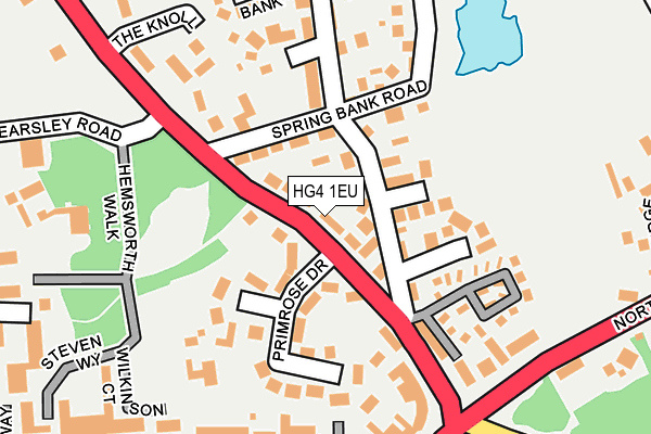 HG4 1EU map - OS OpenMap – Local (Ordnance Survey)