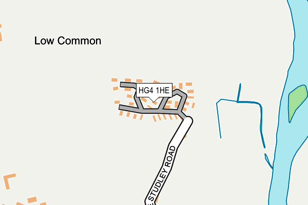 HG4 1HE map - OS OpenMap – Local (Ordnance Survey)