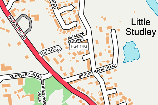HG4 1HG map - OS OpenMap – Local (Ordnance Survey)