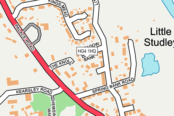 HG4 1HQ map - OS OpenMap – Local (Ordnance Survey)
