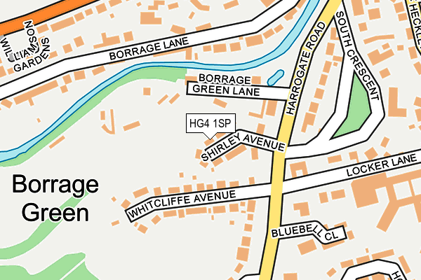 HG4 1SP map - OS OpenMap – Local (Ordnance Survey)