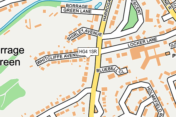 HG4 1SR map - OS OpenMap – Local (Ordnance Survey)