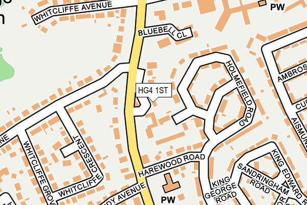 HG4 1ST map - OS OpenMap – Local (Ordnance Survey)