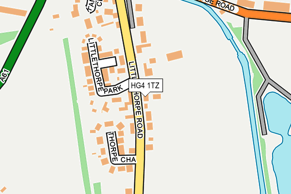 HG4 1TZ map - OS OpenMap – Local (Ordnance Survey)