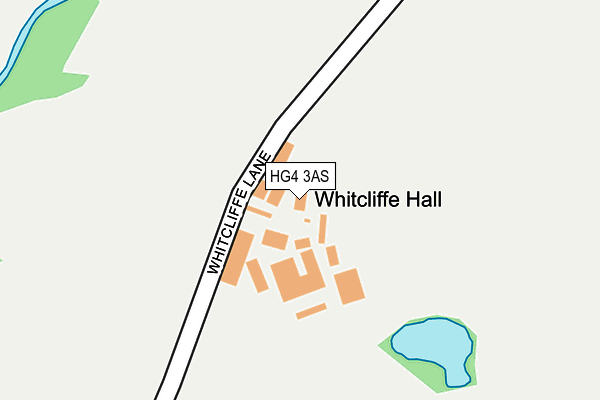 HG4 3AS map - OS OpenMap – Local (Ordnance Survey)