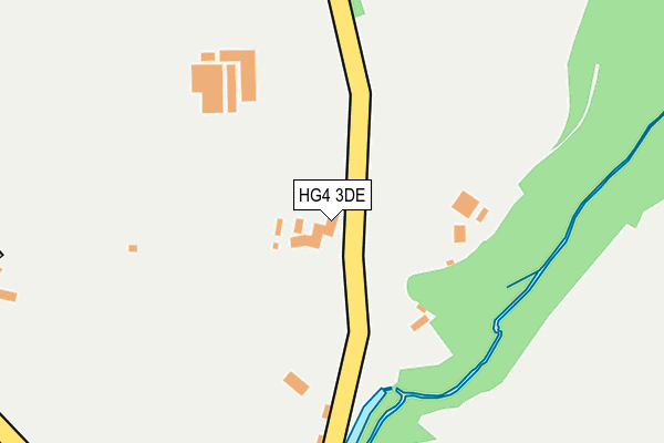 HG4 3DE map - OS OpenMap – Local (Ordnance Survey)