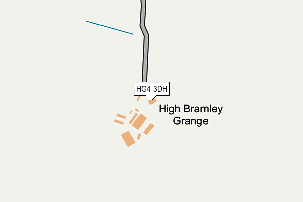 HG4 3DH map - OS OpenMap – Local (Ordnance Survey)