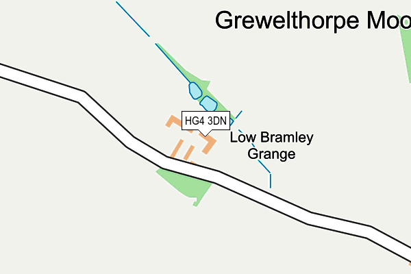 HG4 3DN map - OS OpenMap – Local (Ordnance Survey)