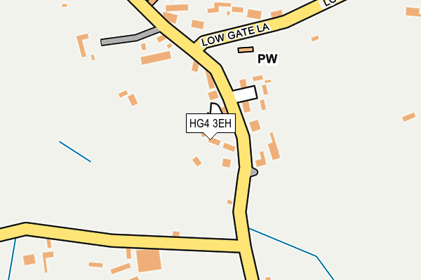 HG4 3EH map - OS OpenMap – Local (Ordnance Survey)