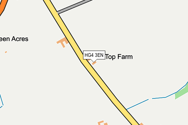 HG4 3EN map - OS OpenMap – Local (Ordnance Survey)