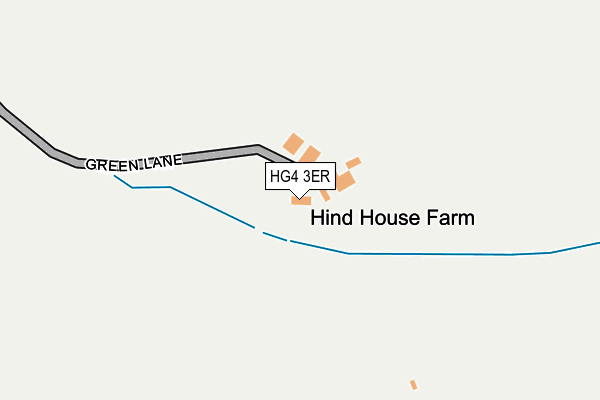 HG4 3ER map - OS OpenMap – Local (Ordnance Survey)