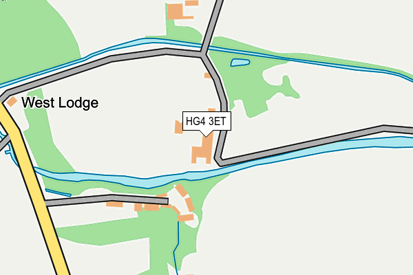 HG4 3ET map - OS OpenMap – Local (Ordnance Survey)