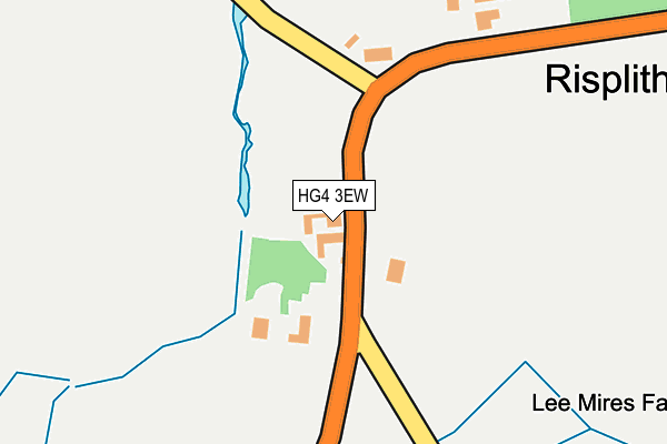 HG4 3EW map - OS OpenMap – Local (Ordnance Survey)