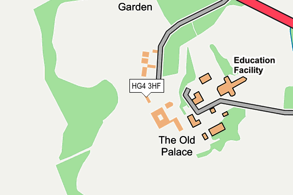 HG4 3HF map - OS OpenMap – Local (Ordnance Survey)