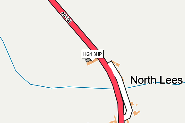 HG4 3HP map - OS OpenMap – Local (Ordnance Survey)