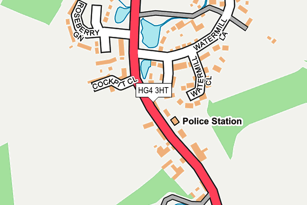 HG4 3HT map - OS OpenMap – Local (Ordnance Survey)