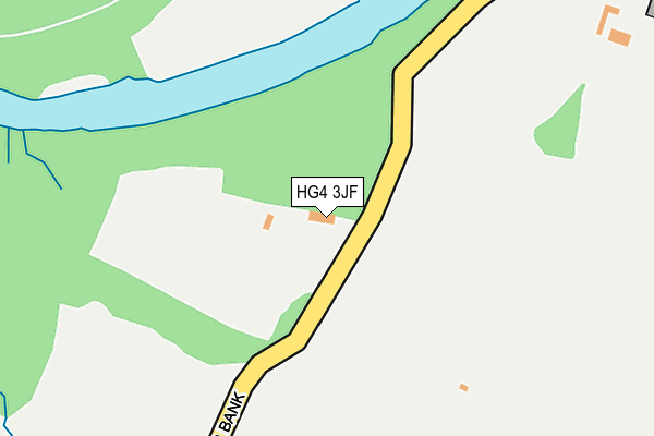 HG4 3JF map - OS OpenMap – Local (Ordnance Survey)