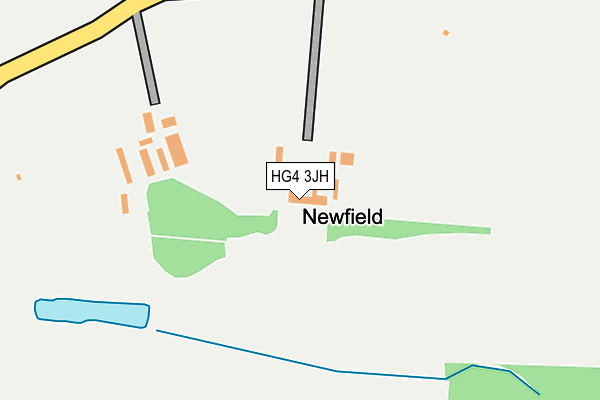 HG4 3JH map - OS OpenMap – Local (Ordnance Survey)