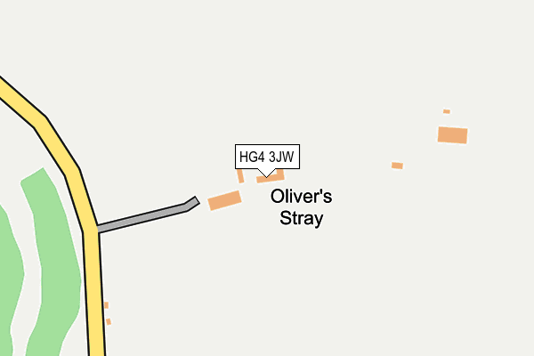 HG4 3JW map - OS OpenMap – Local (Ordnance Survey)