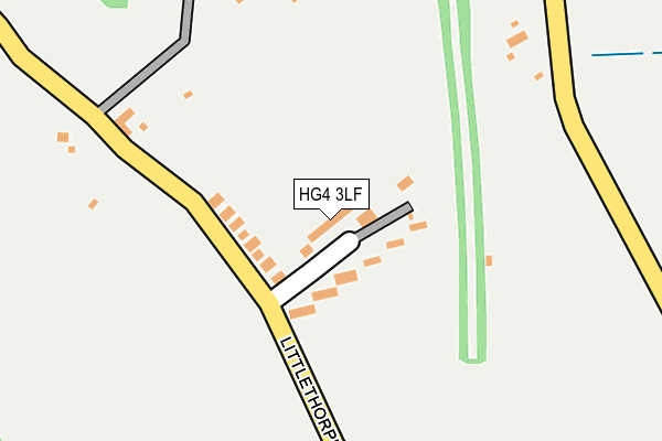 HG4 3LF map - OS OpenMap – Local (Ordnance Survey)