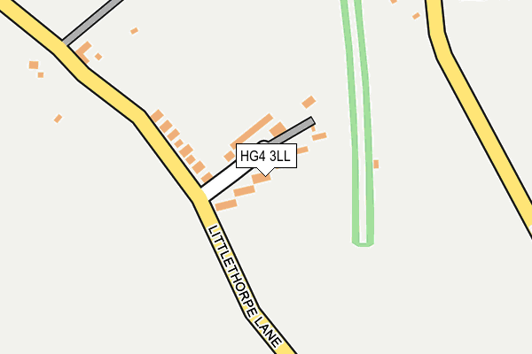 HG4 3LL map - OS OpenMap – Local (Ordnance Survey)