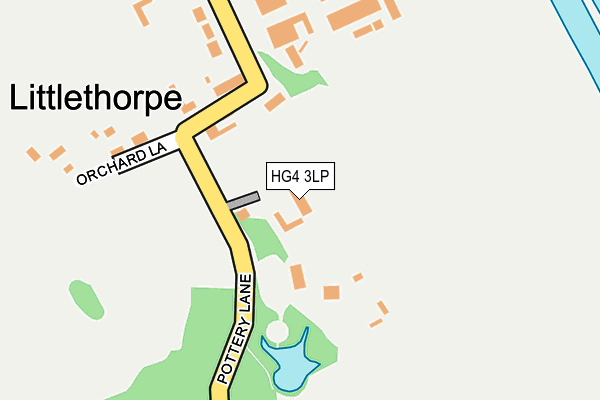 HG4 3LP map - OS OpenMap – Local (Ordnance Survey)