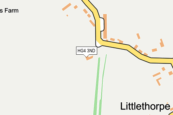 HG4 3ND map - OS OpenMap – Local (Ordnance Survey)